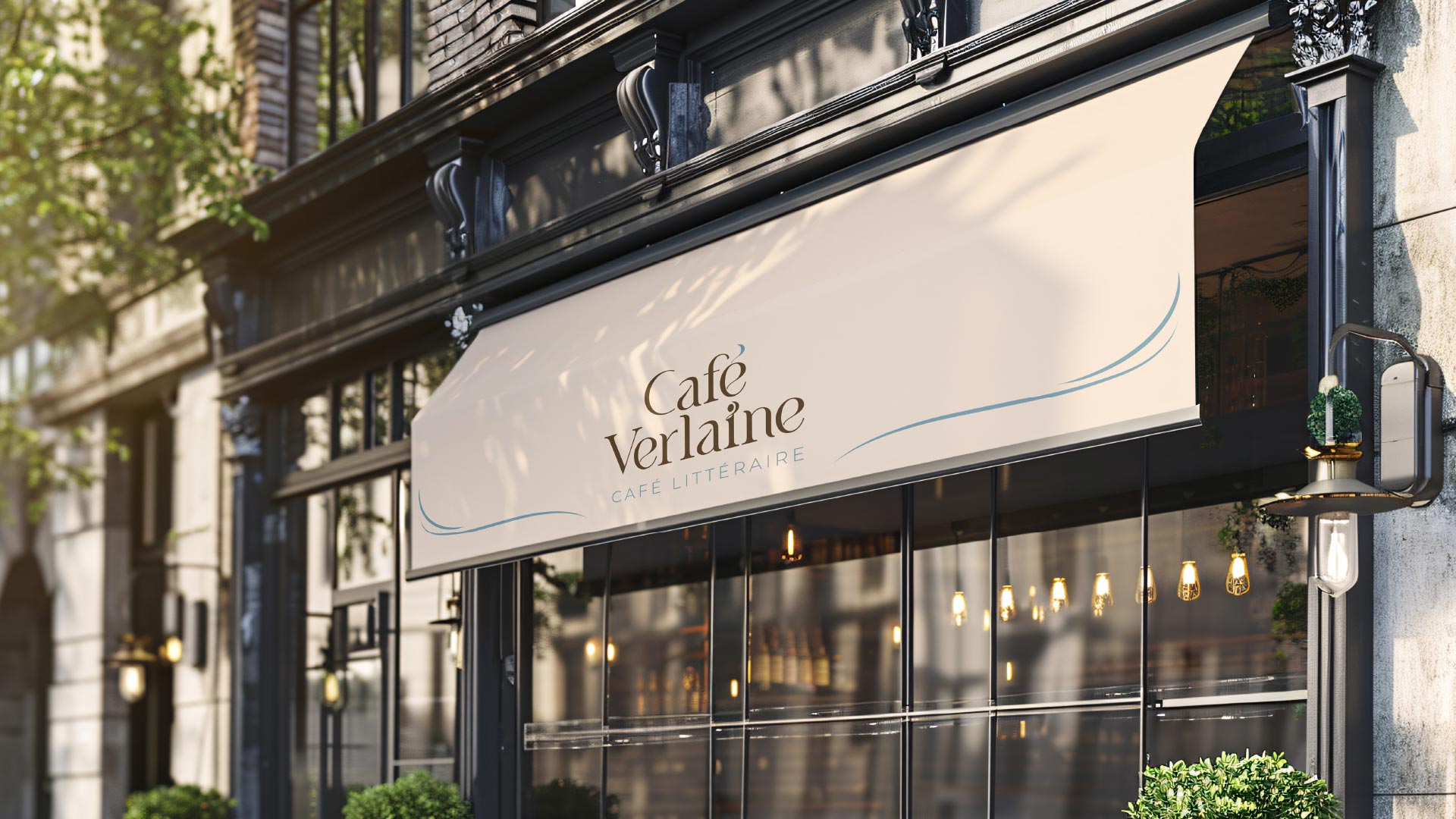 Projet Café Verlaine — identité visuelle